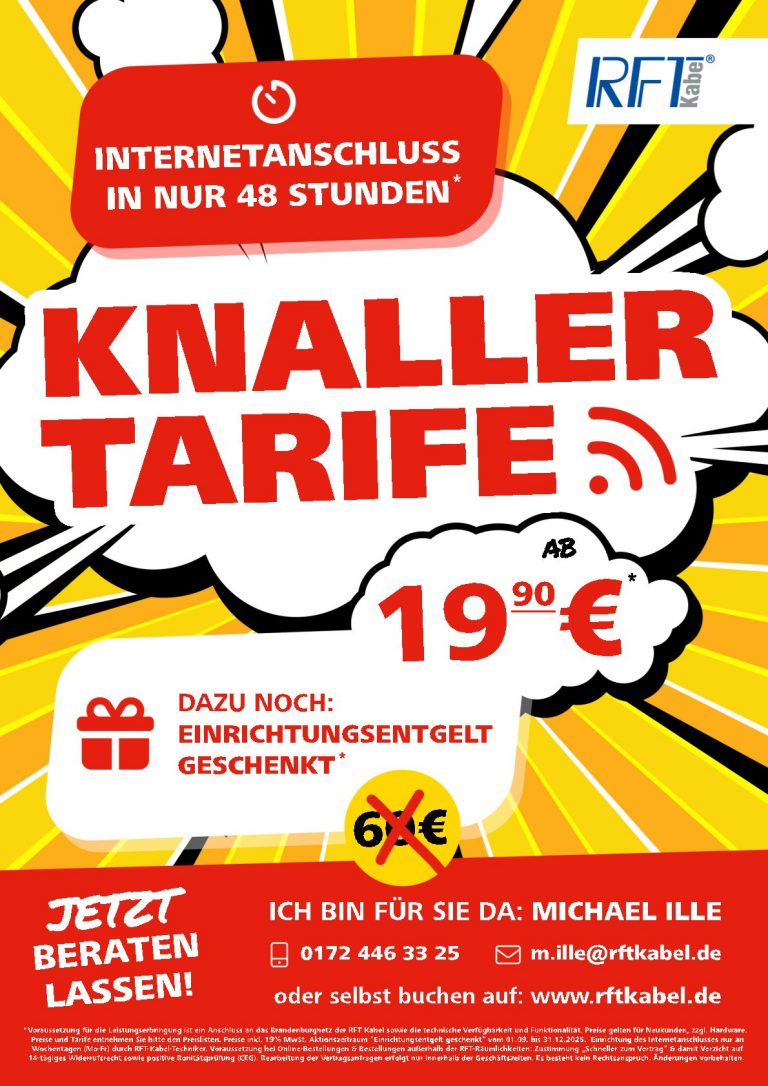 RFT schnelles Internet
